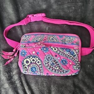 Vera Bradley Floral Paisley Crossbody Bag in Pink and Blue